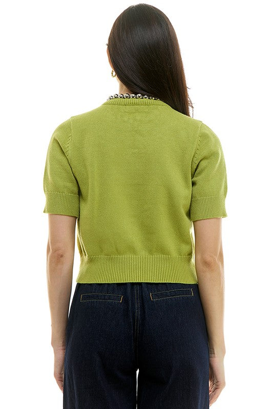 Neck Detail Sweater