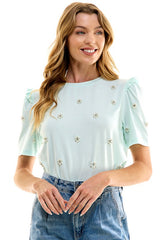 Flower Pearl Tee