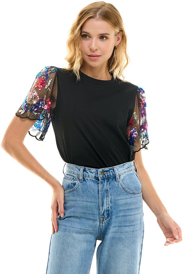 Flutter Sleeve Tee