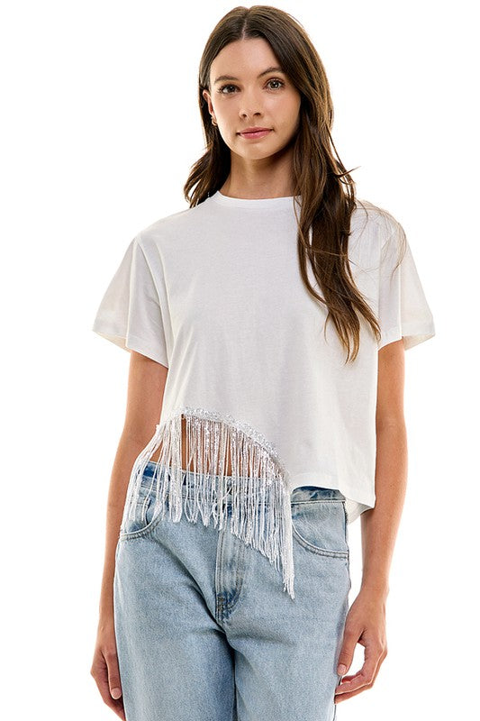 Side Fringe T-Shirt