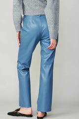 Tranquil Blue PU Material Pant