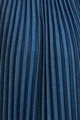 Woven Belted Pleated Dress