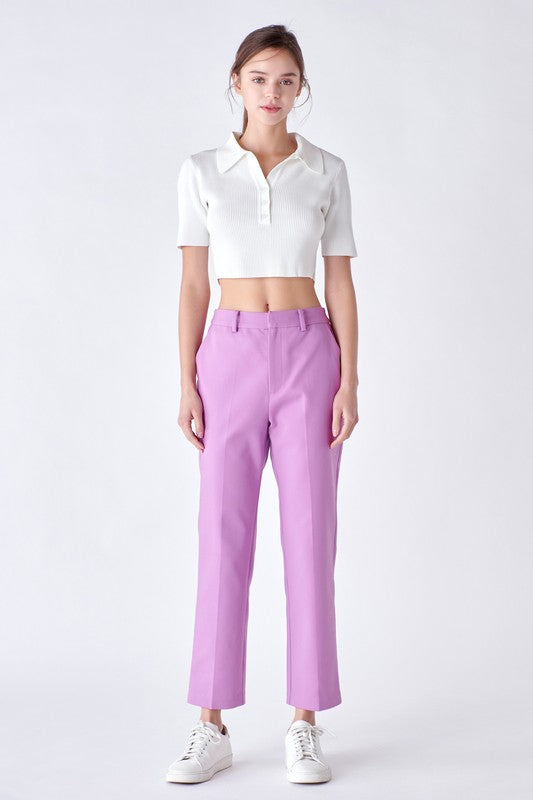 Slim Cigarette Trousers